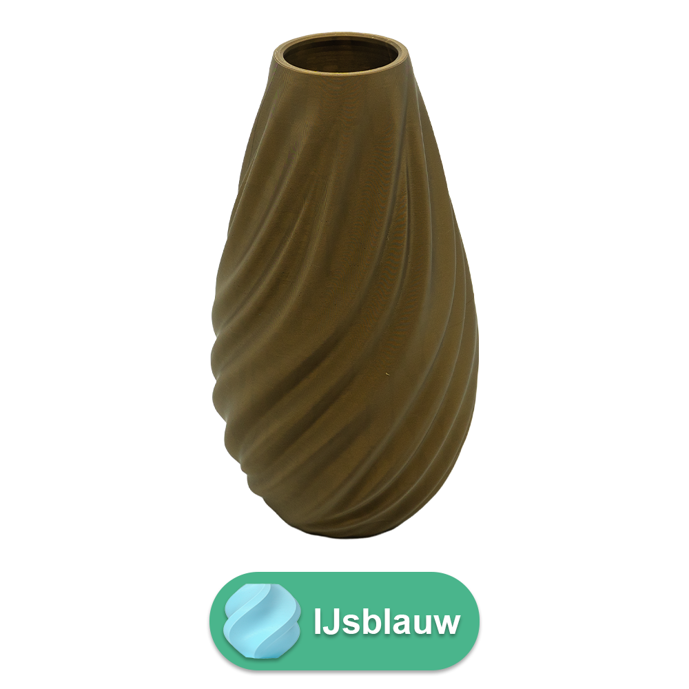Lunaris 3D vas - 3D-printad vas - Hållbar PLA - Lämplig för konstgjorda blommor