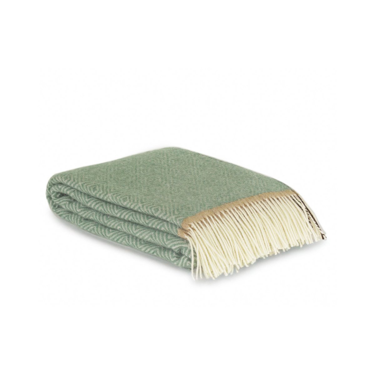 Wool Throw Blanket VENEZIA Mint
