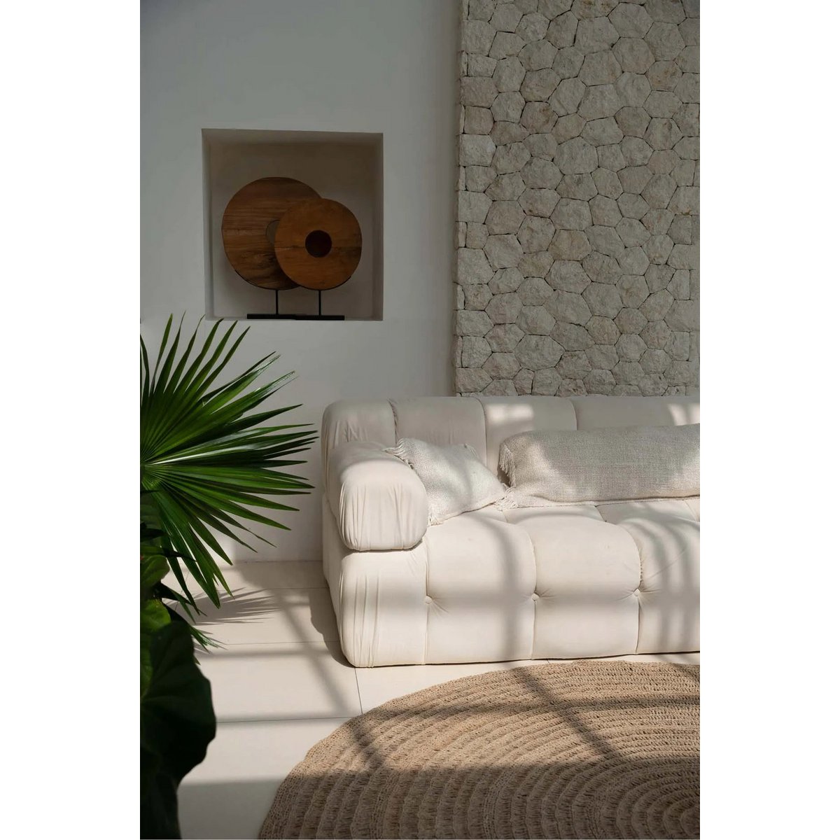 The Oh My Gee Cushion Cover - Cream - 35x100