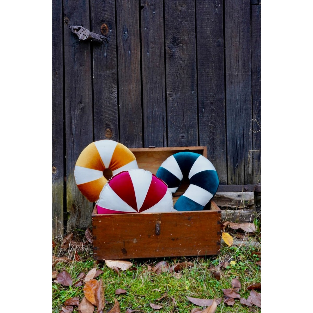 “Green Lollipop” Patchwork Pillow