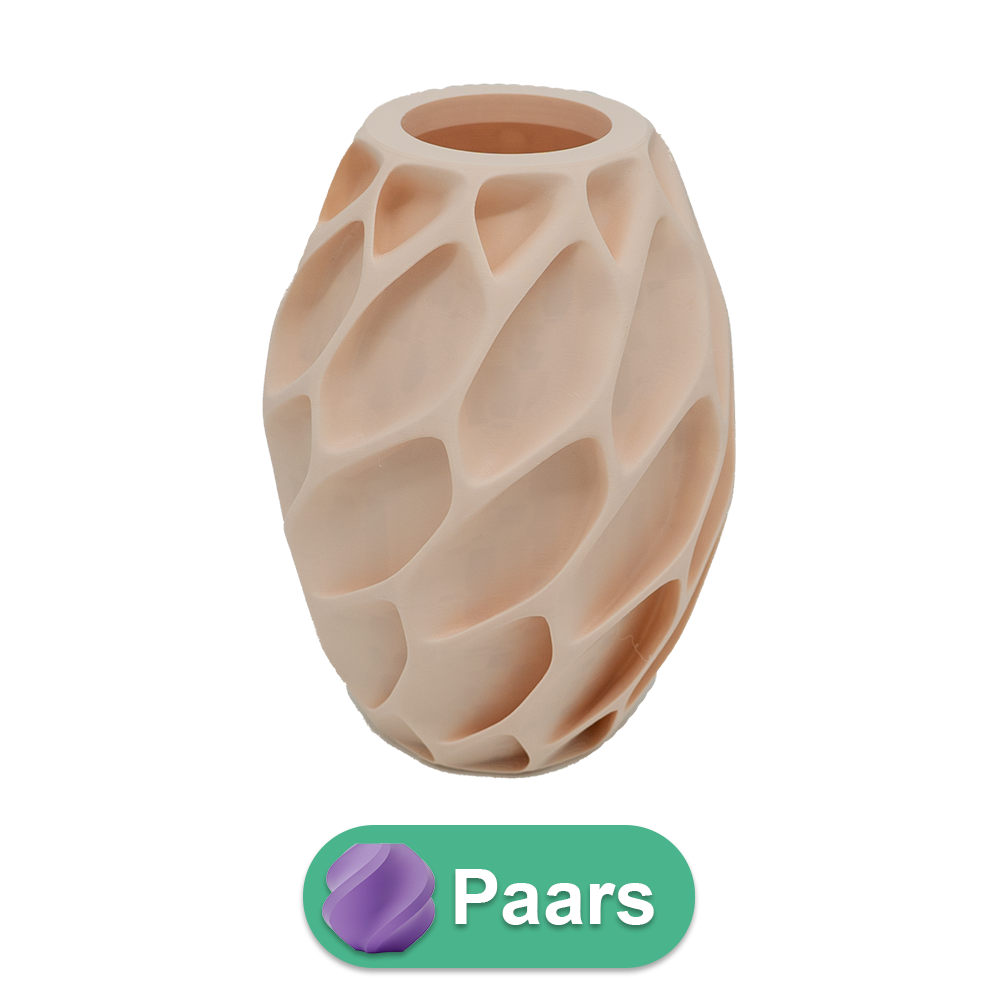 Oruna 3D vase - 3D printed vase - Sustainable PLA - Suitable for artificial flowers