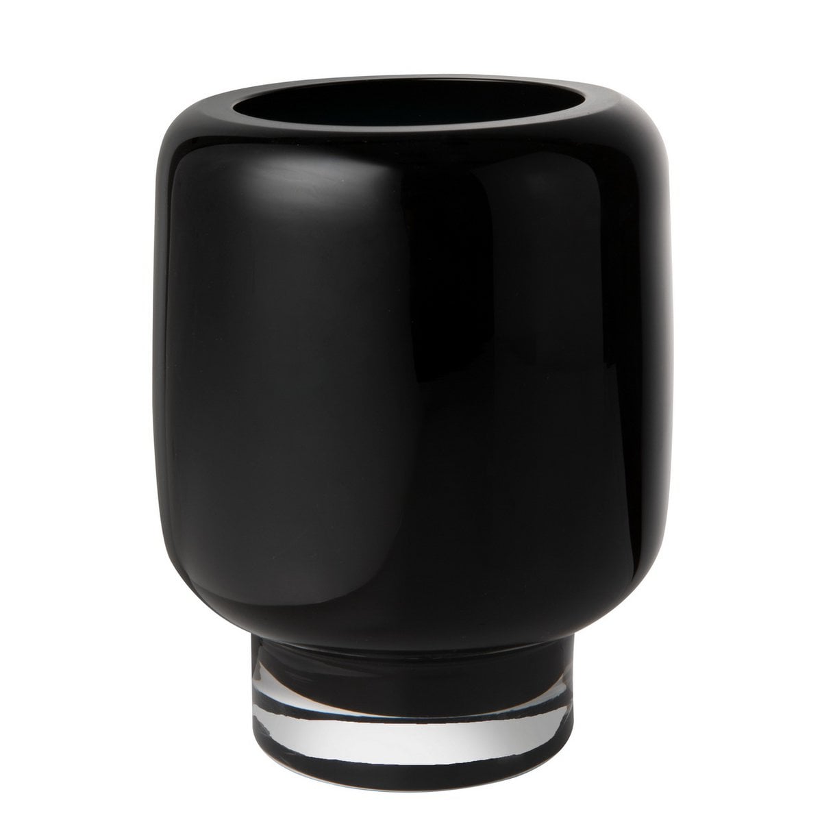 vase modern classic of thick pure high quality glass,series: ZADAR