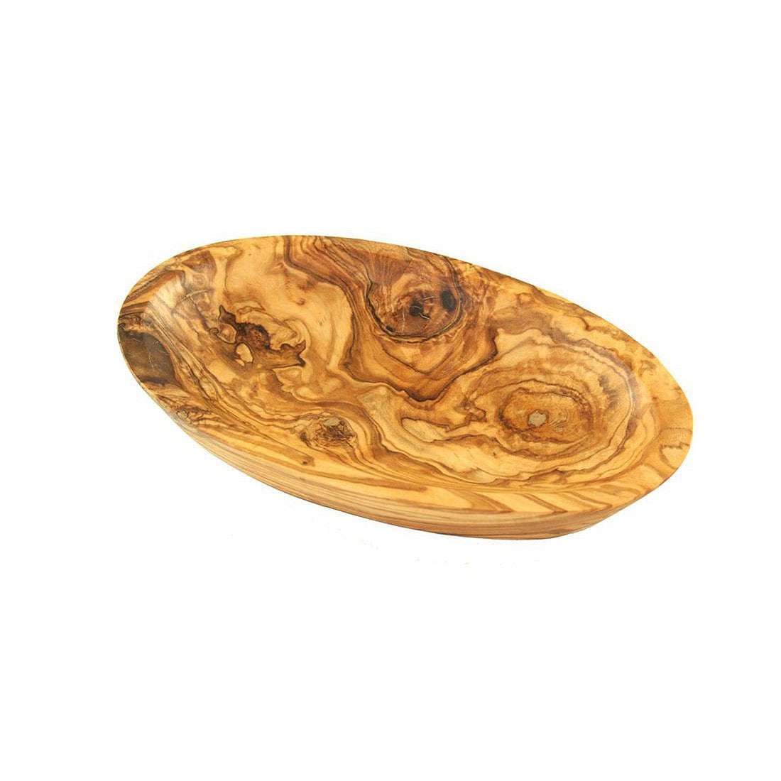 Medium oval bowl approx. 15 - 17 cm x 9 x 4 cm made of olive wood