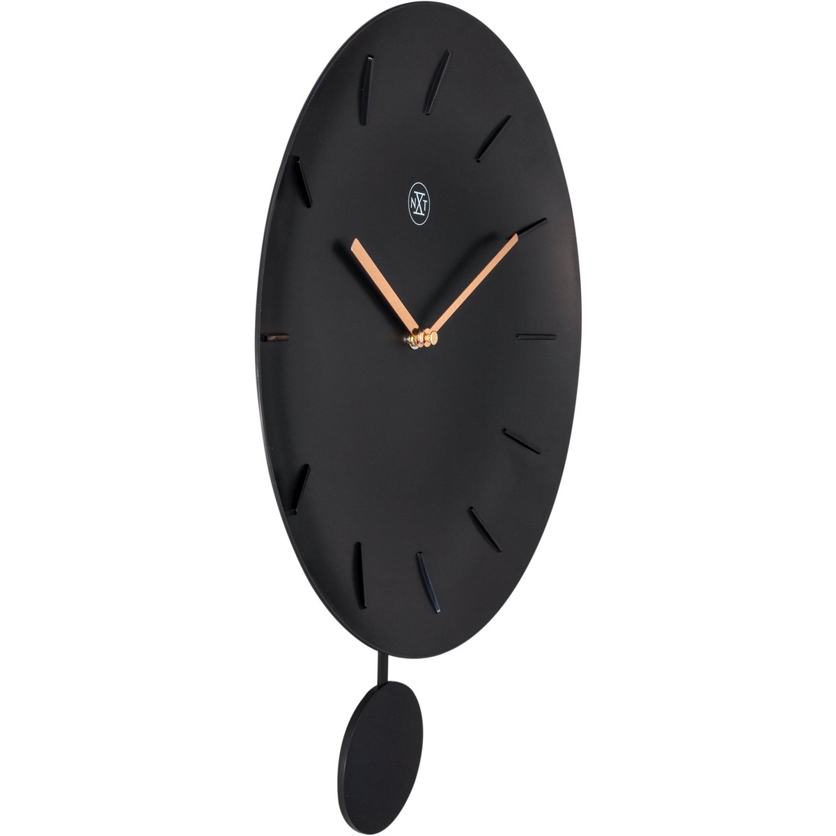 Wall clock - 30 cm - Plastic - 'Bowl'