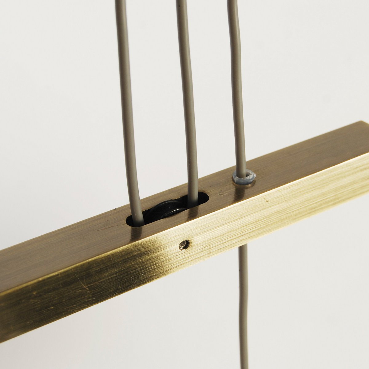 4 pendant lamp "Tilde", classic metal pendulum lamp in brown and beige, with E27 versions, pendant lamp height adjustable and 86 cm long, ideal as dining room light