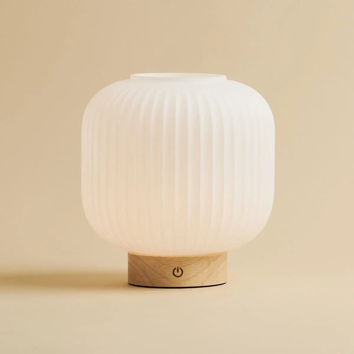 Lyla Light Brown Unique Rechargeable Lamp