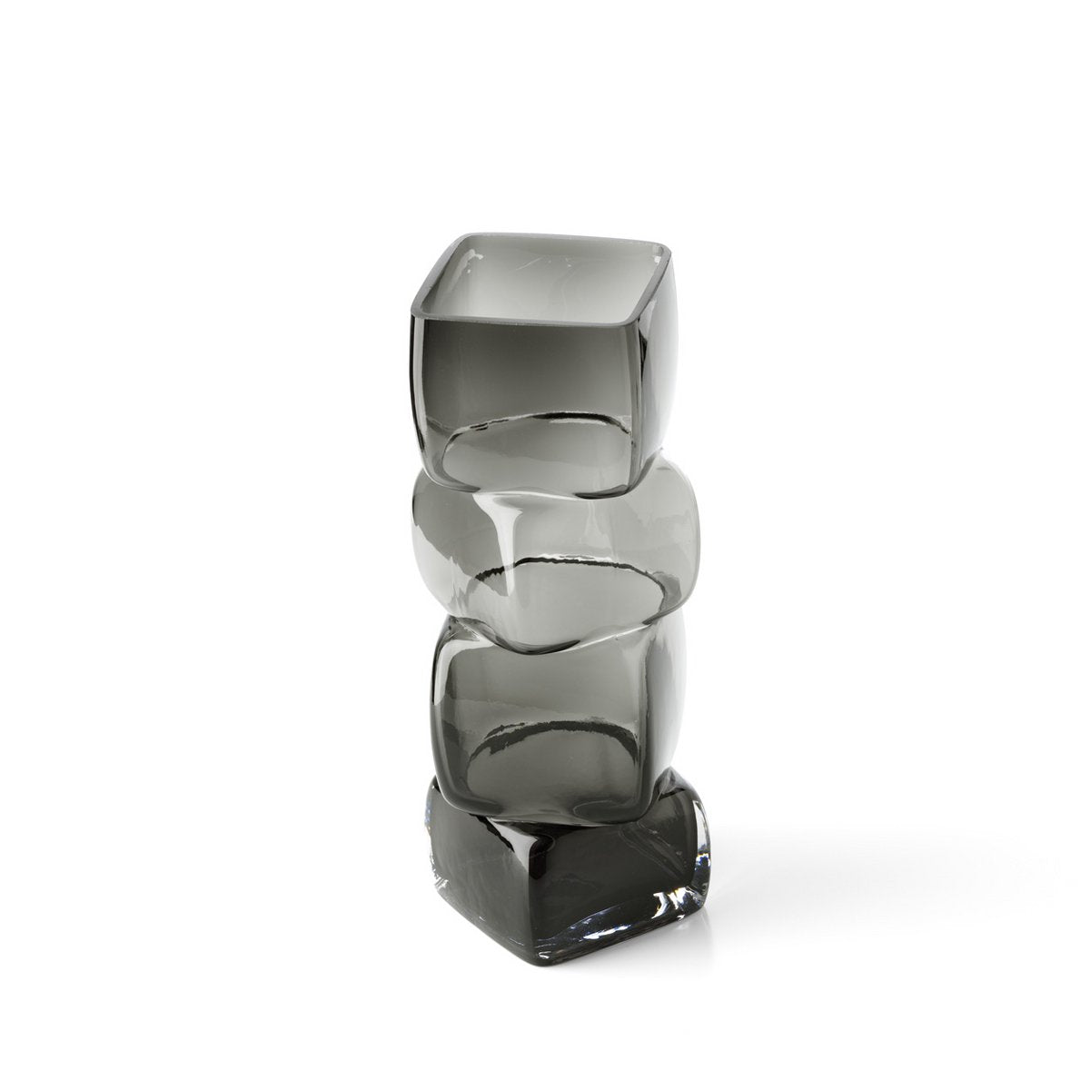 The Cubes Vase - Dark Grey - L