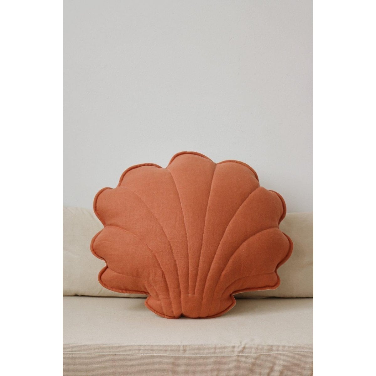 “Papaya” Linen Shell Pillow