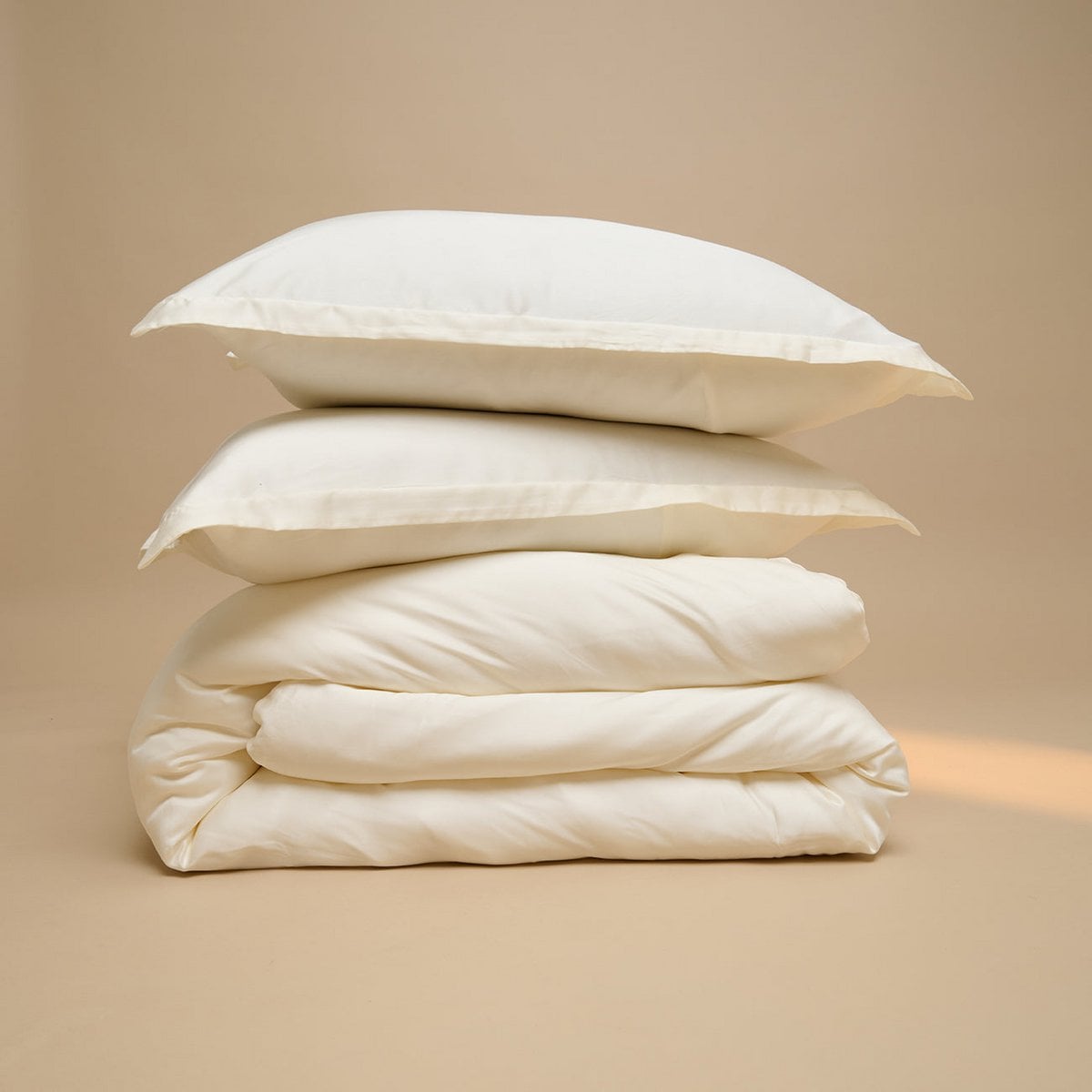 TENCEL™ - Sateen Duvet Cover Off White