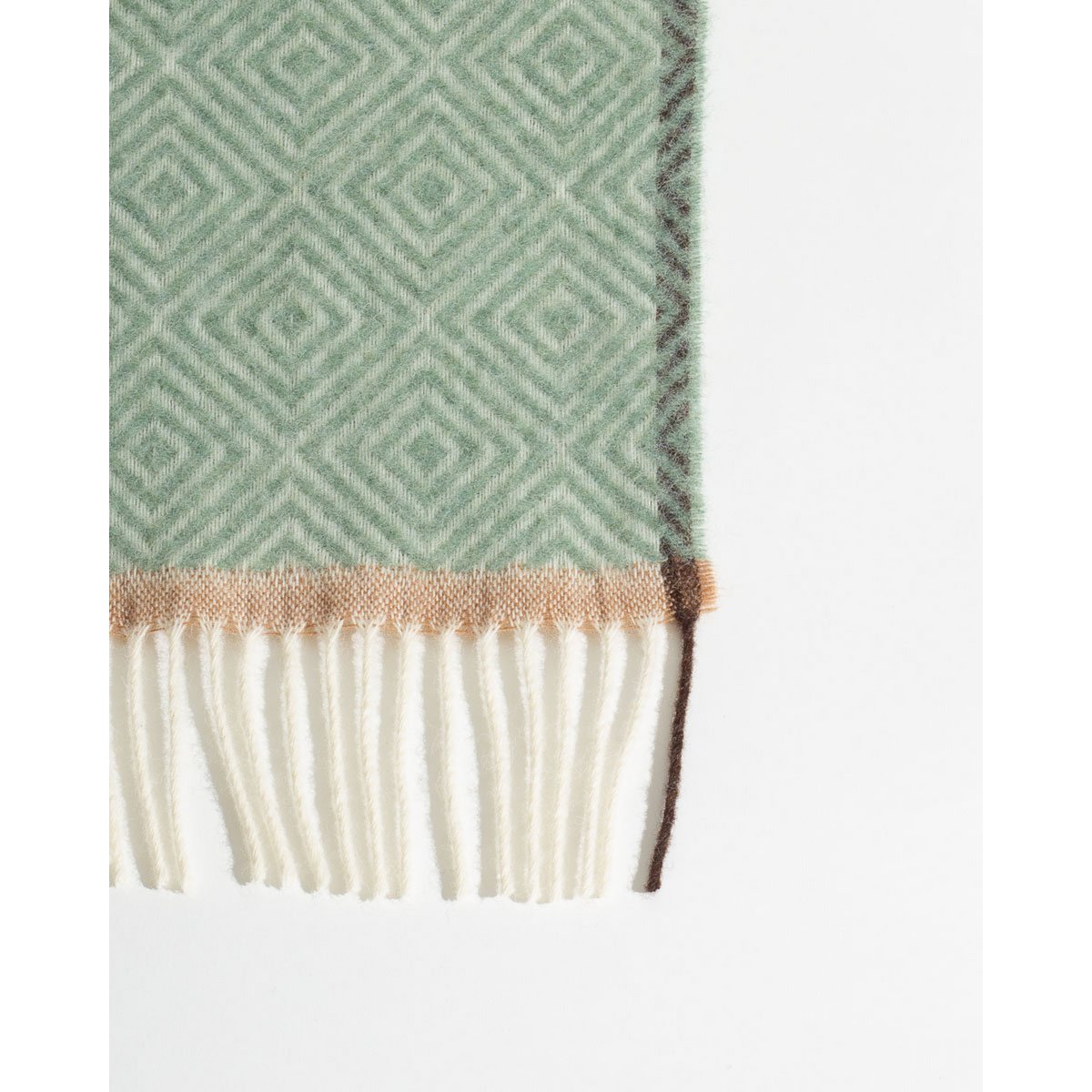 Wool Throw Blanket VENEZIA Mint