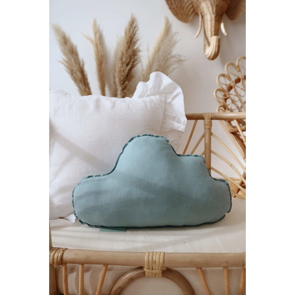 “Eye of the Sea” Linen Cloud Pillow