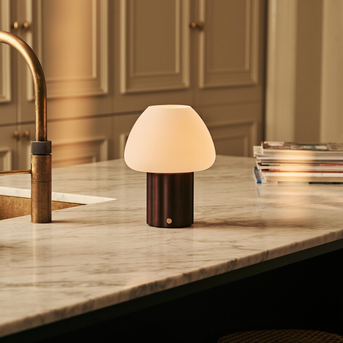 Sophie Dark Brown Rechargeable Table Lamp