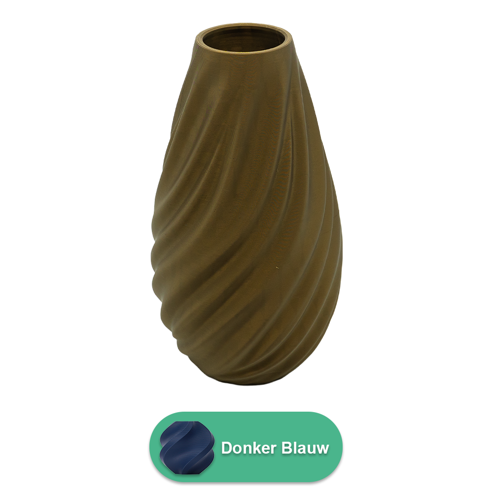 Lunaris 3D vas - 3D-printad vas - Hållbar PLA - Lämplig för konstgjorda blommor