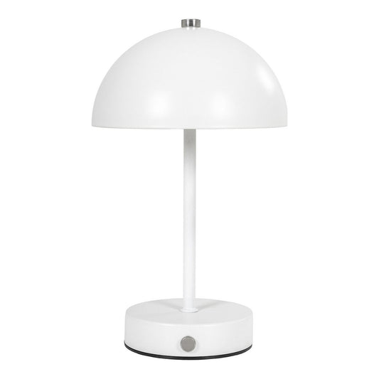 Holt LED bordslampa - Vit, metall, uppladdningsbar