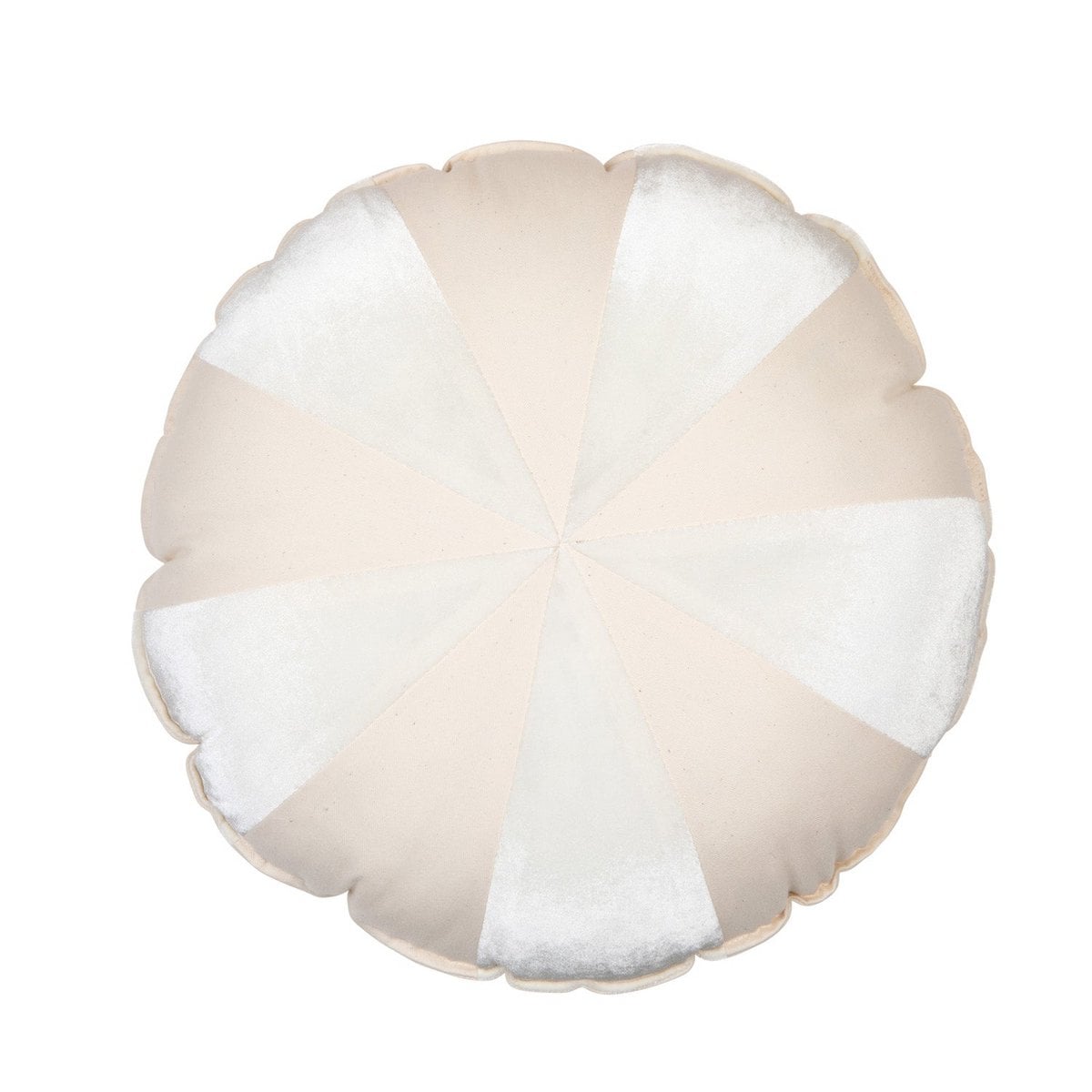 “White Candy” Patchwork Pillow