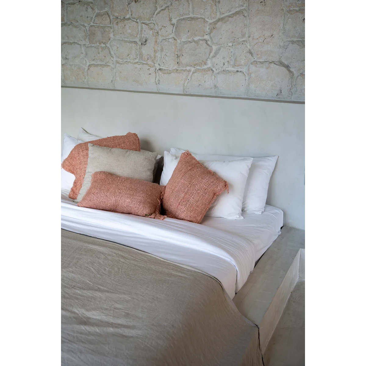 The Oh My Gee Cushion Cover - Salmon Pink - 30x50