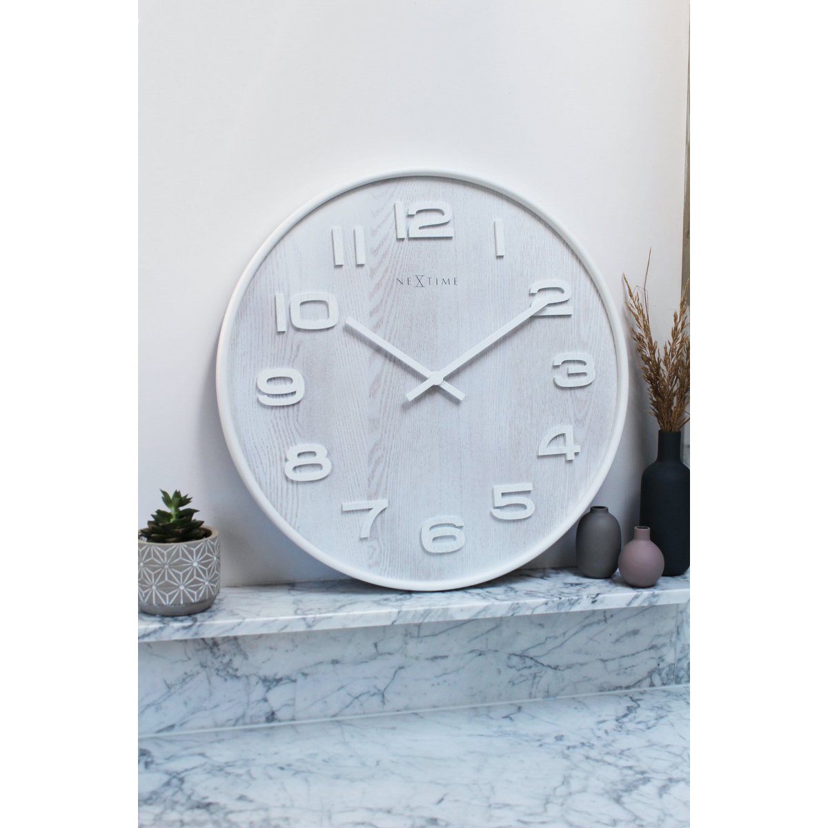 Wall clock - 35 cm - Wood - 'Wood Wood Medium'