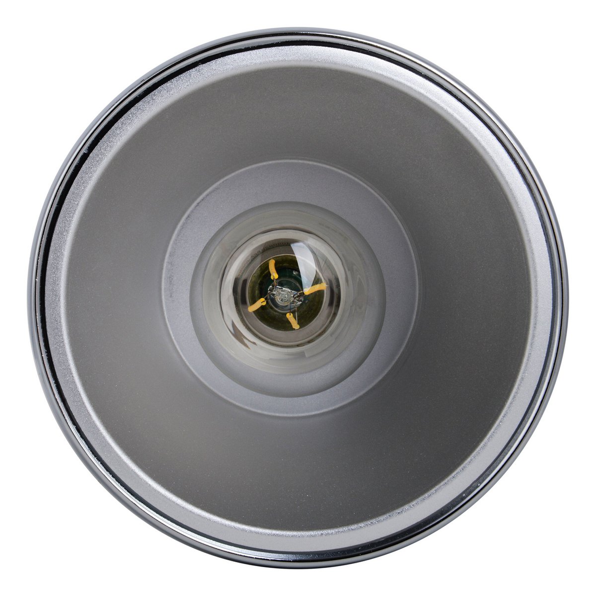 Pendant lamp "Style", retro classic, pendant lamp made of chrome-gloss metal with E27 socket, umbrella Ø15 cm, ideal for dining room, living room and kitchen.