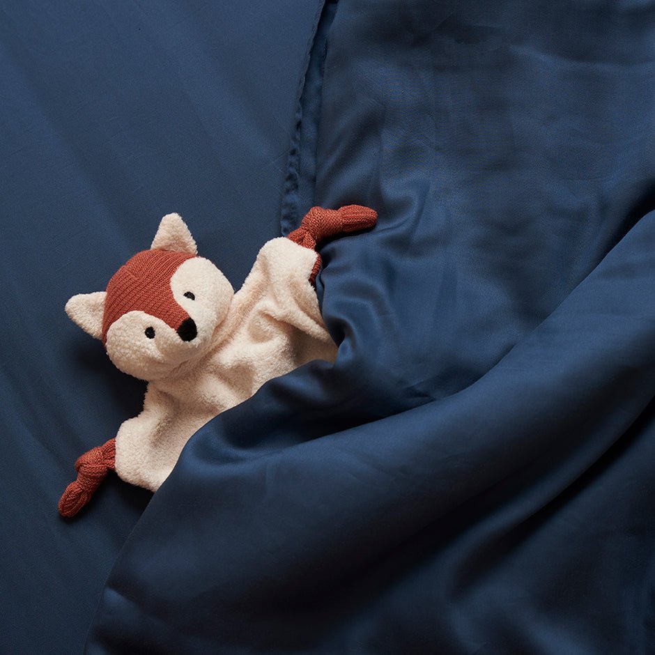 Barn - TENCEL™ Satin Påslakan Mörkblå