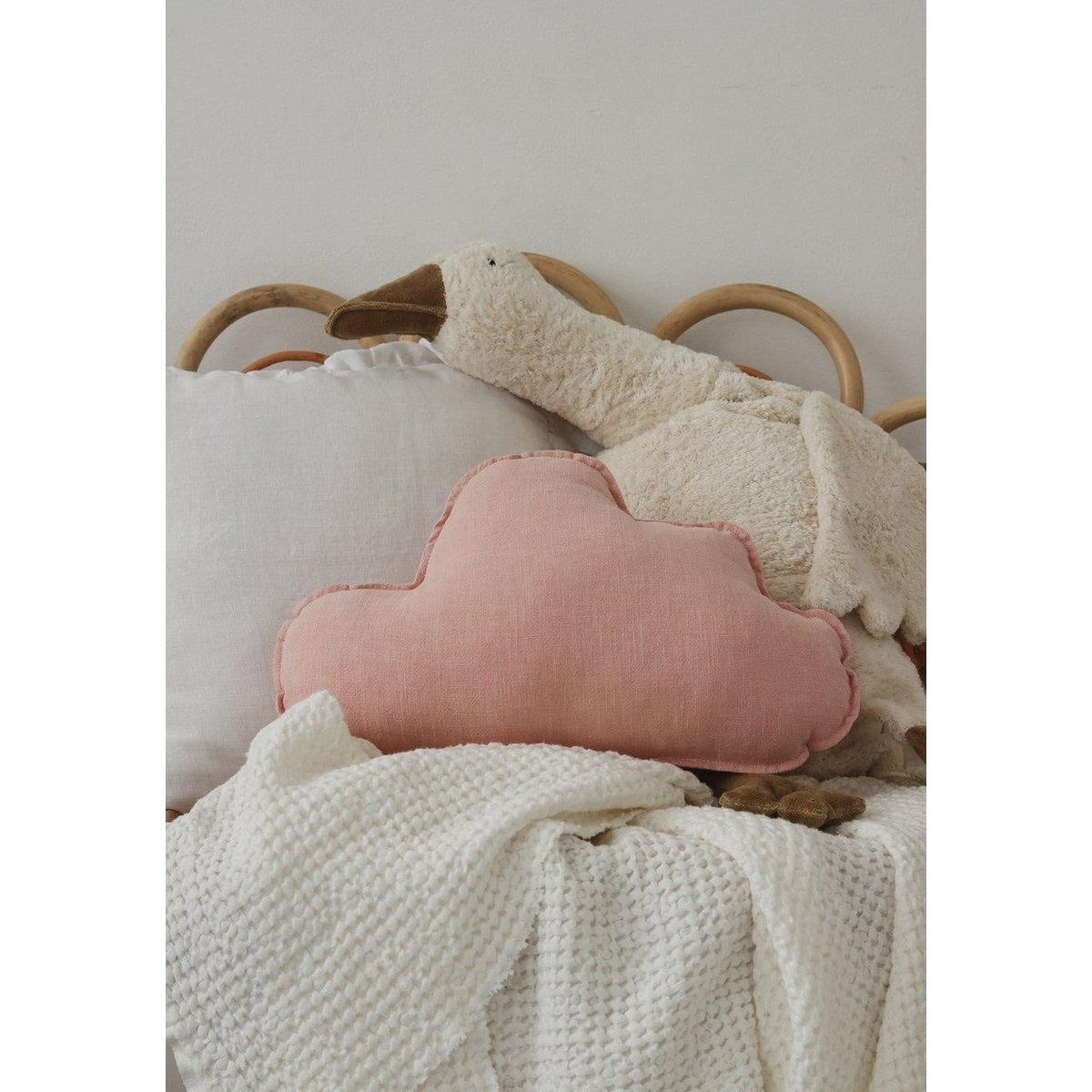 “Powder Pink” Linen Cloud Pillow
