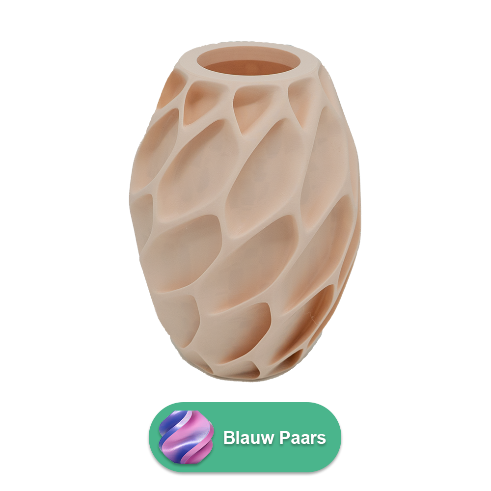 Oruna 3D vase - 3D printed vase - Sustainable PLA - Suitable for artificial flowers