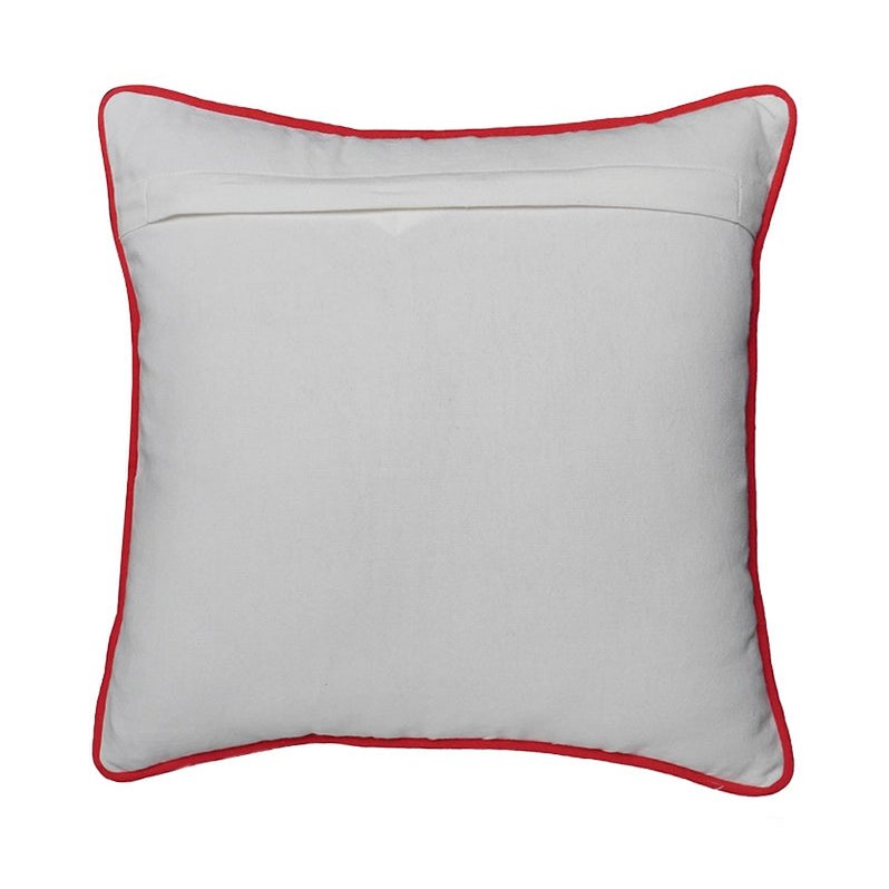 Winter White – Snowman Embroidery – Cushion Cover / Kussenhoes – Christmas 45×45 cm – Urbane Hide