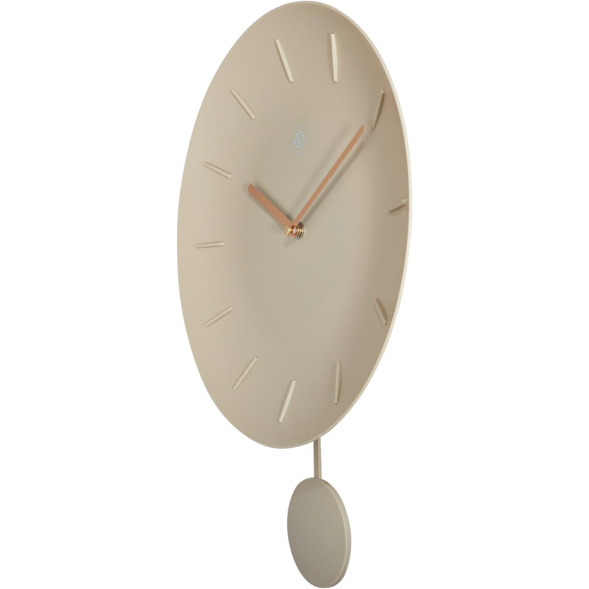 Wall clock - 30 cm - Plastic - 'Bowl'