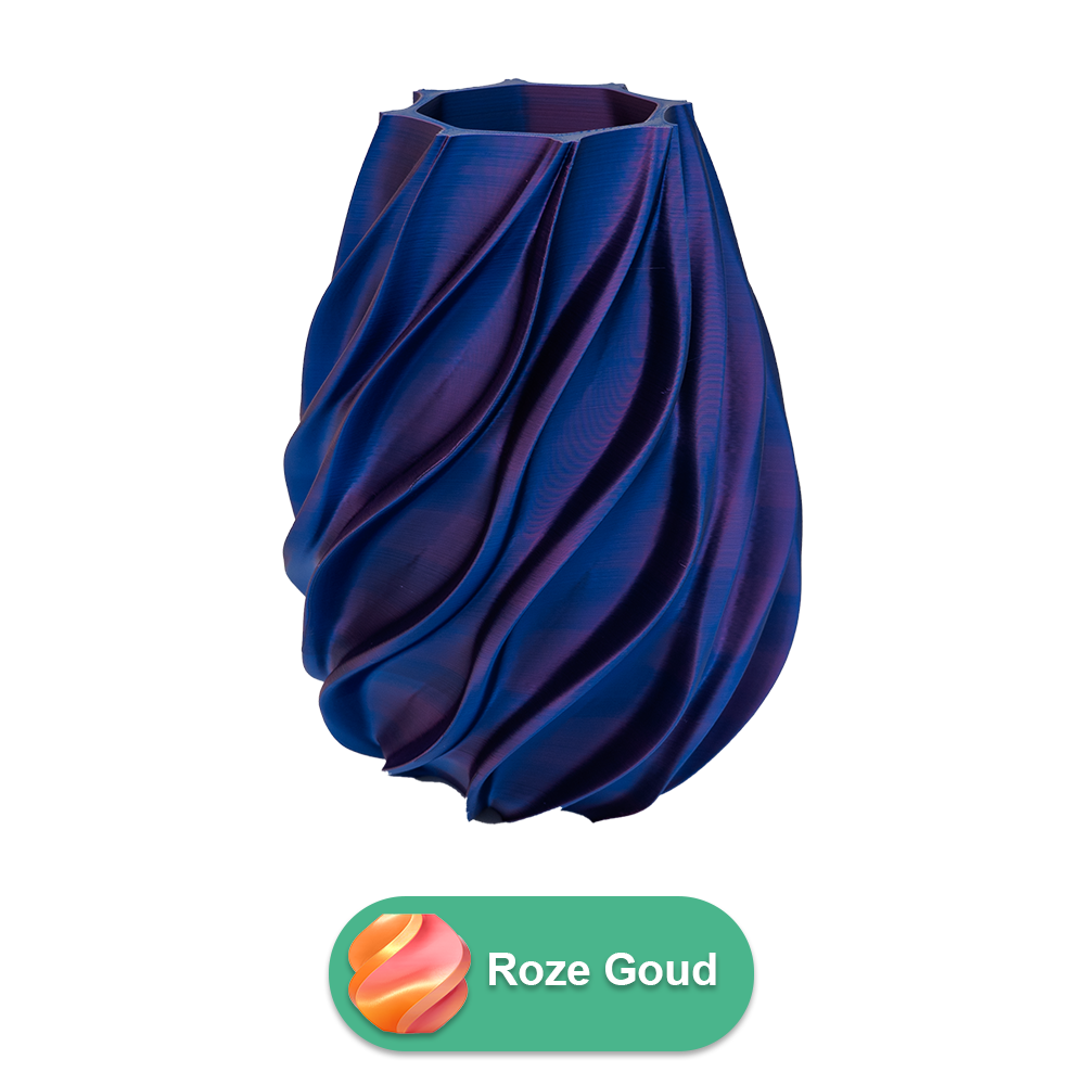 Oliva 3D vase - 3D printed vase - Sustainable PLA - Suitable for artificial flowers