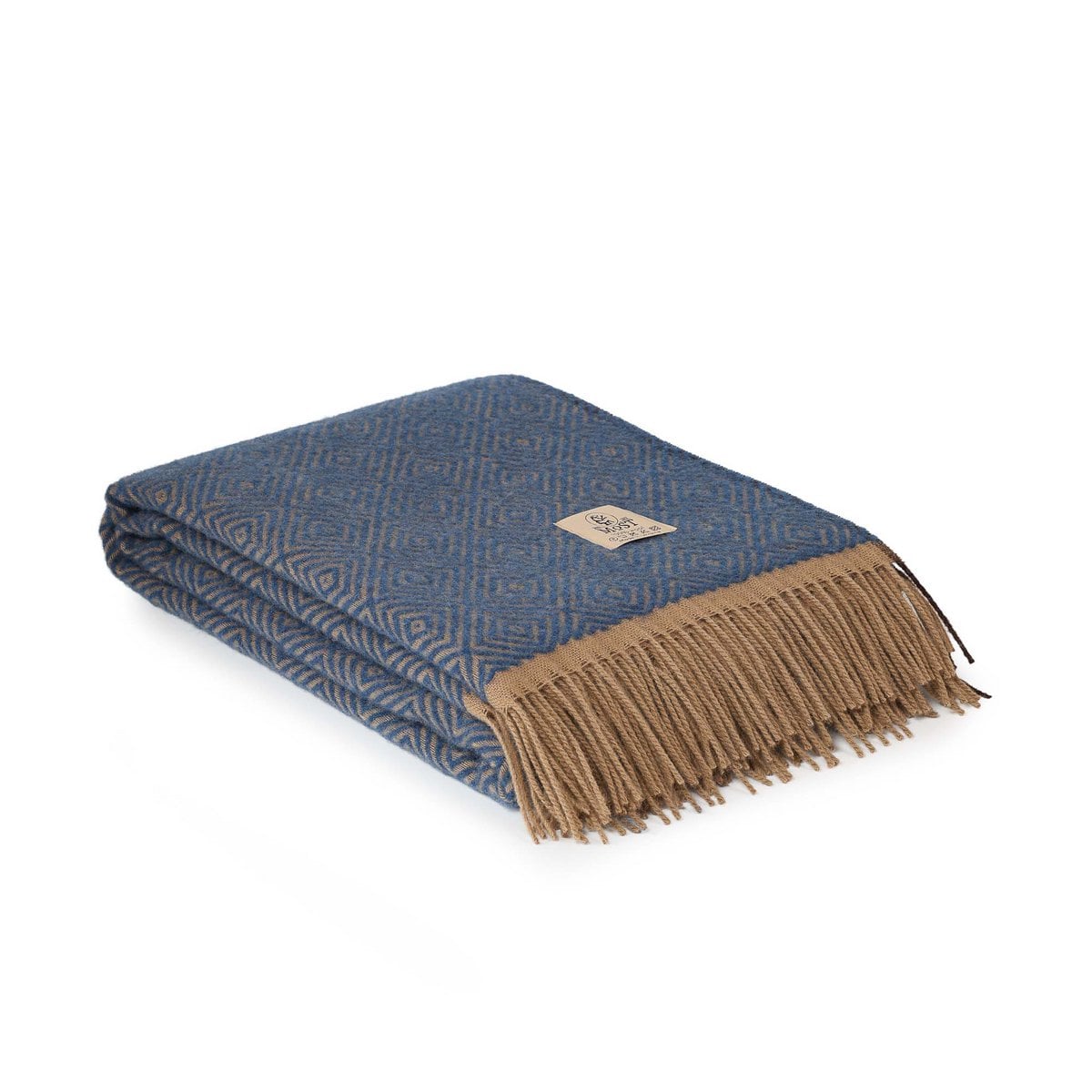 Wool Throw Blanket VENEZIA Sky