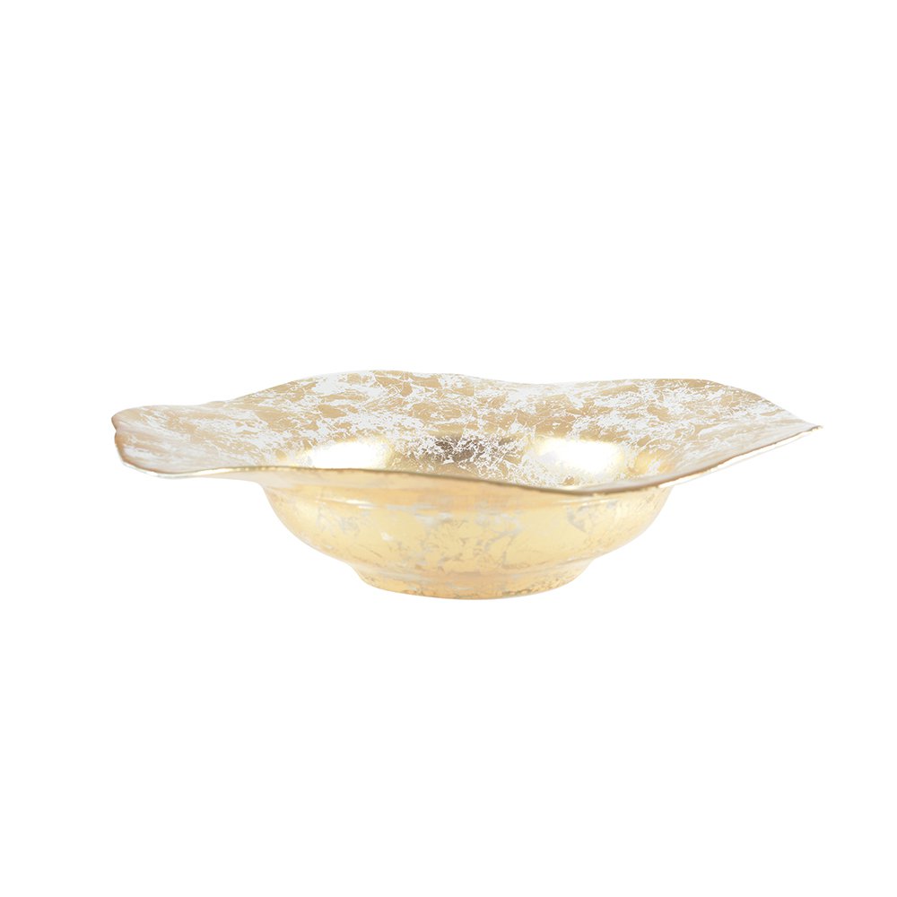 Large golden lace cut 42x42x10cm