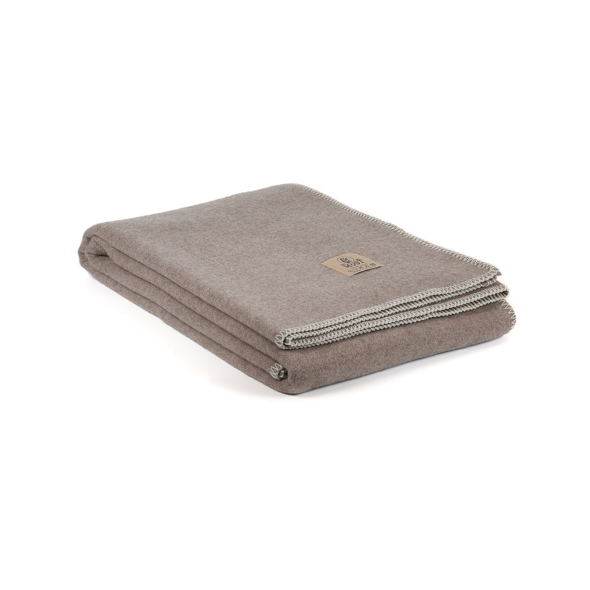 Soft Cashmere & Merino wool blanket LUMA SOFT single-brown