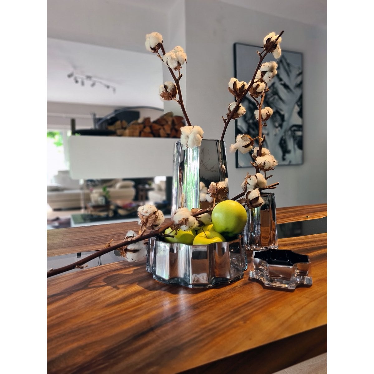 Modern-Classic Luxury vase, stylish design, LENOX 30 SILVER