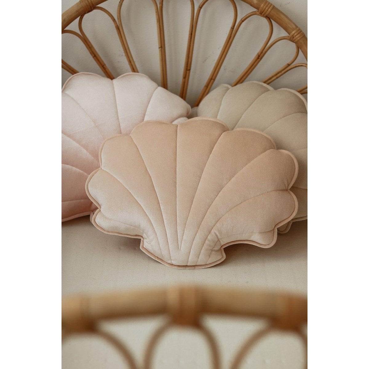 “Apricot Pearl” Velvet Shell Pillow