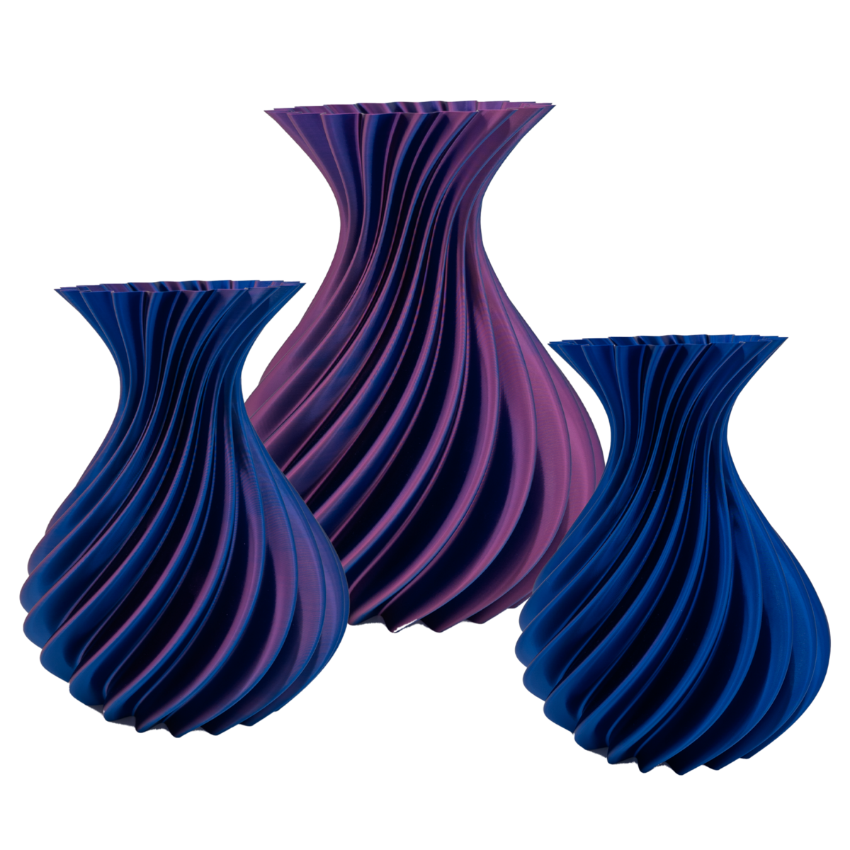 Veluro 3D vase - 3D printed vase - Sustainable PLA - Suitable for artificial flowers