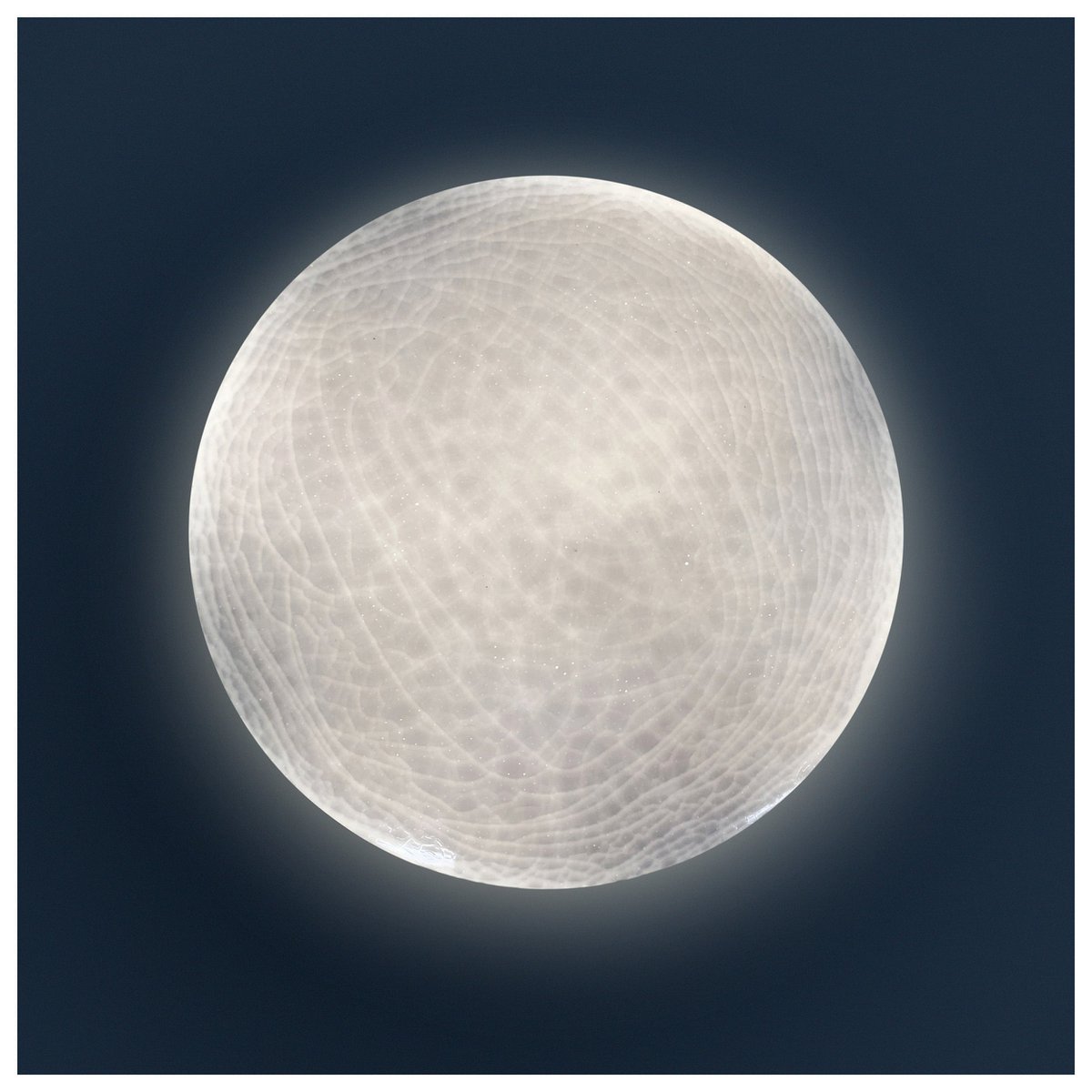 LED-taklampa "Polaris" d: 48cm kristalleffekt