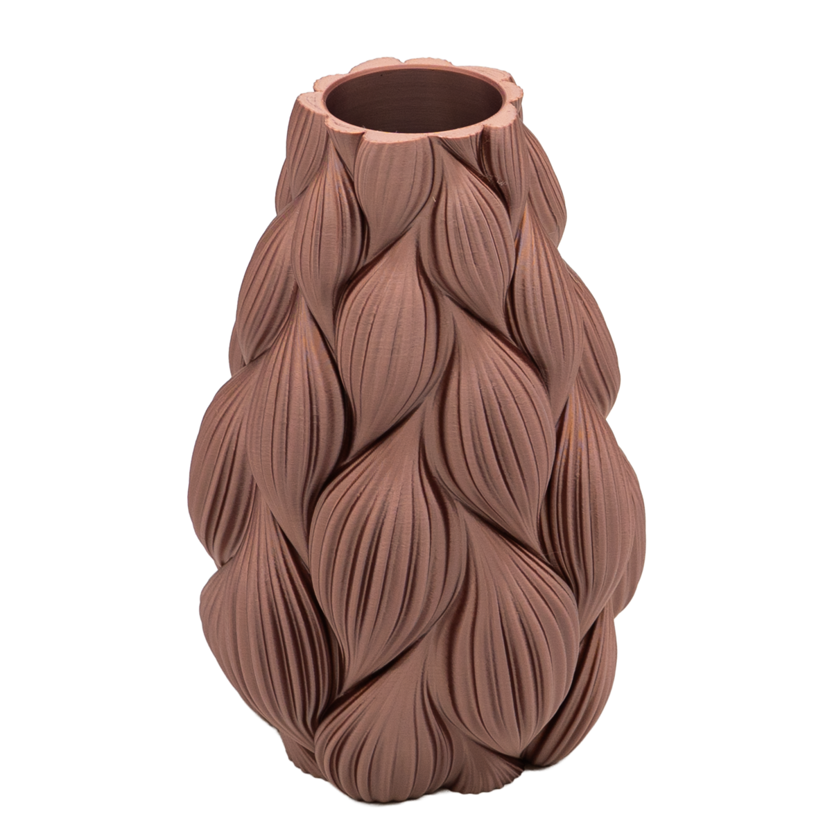 Lamina 3D-vas – 3D-printad vas – Slitstark PLA – Lämplig för konstgjorda blommor