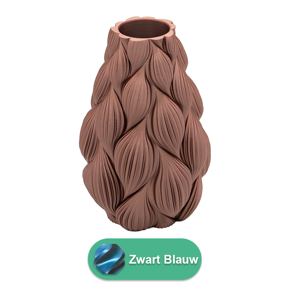 Lamina 3D-vas - 3D-printad vas - Hållbar PLA - Lämplig för konstgjorda blommor