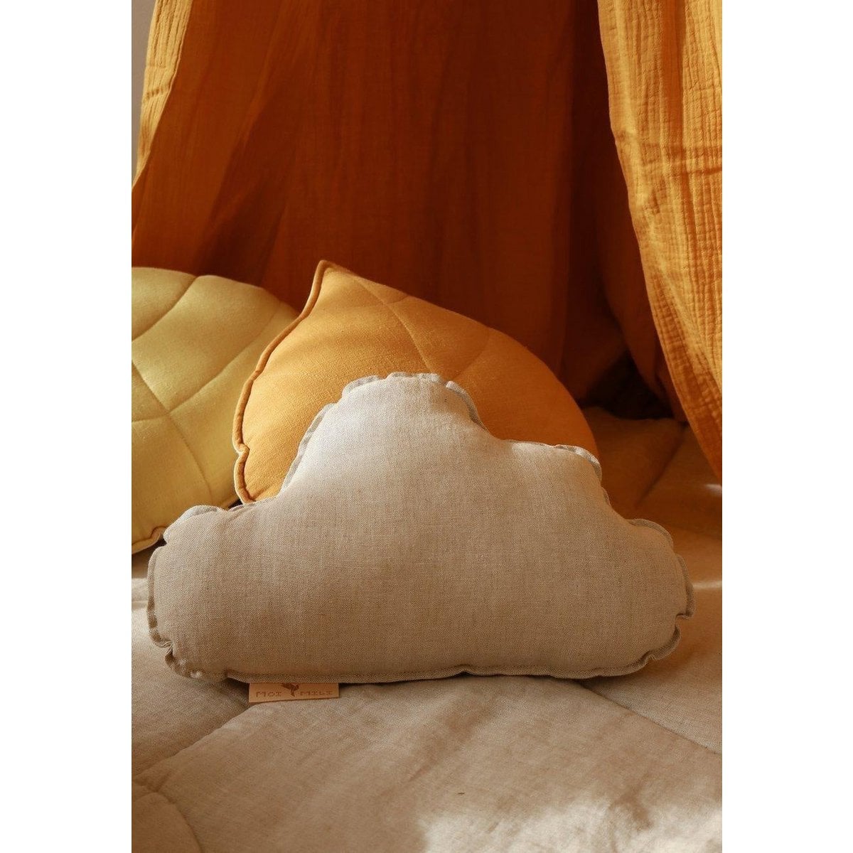 “Sand” Linen Cloud Pillow