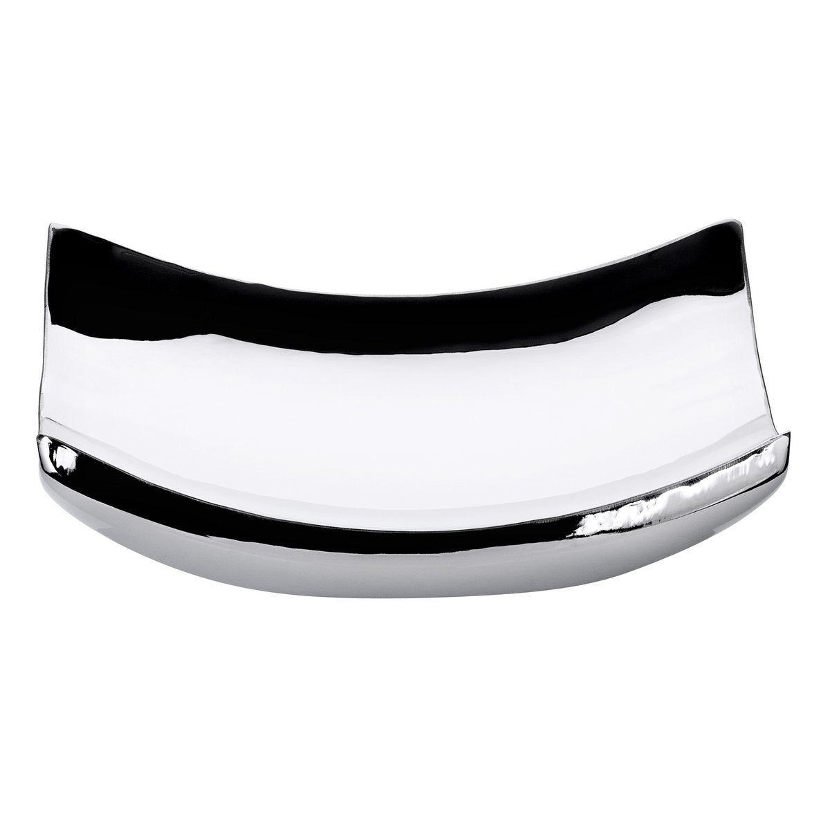 Dallas bowl (19 x 19 cm) square, highly polished stainless steel, decorative bowl, fruit bowl