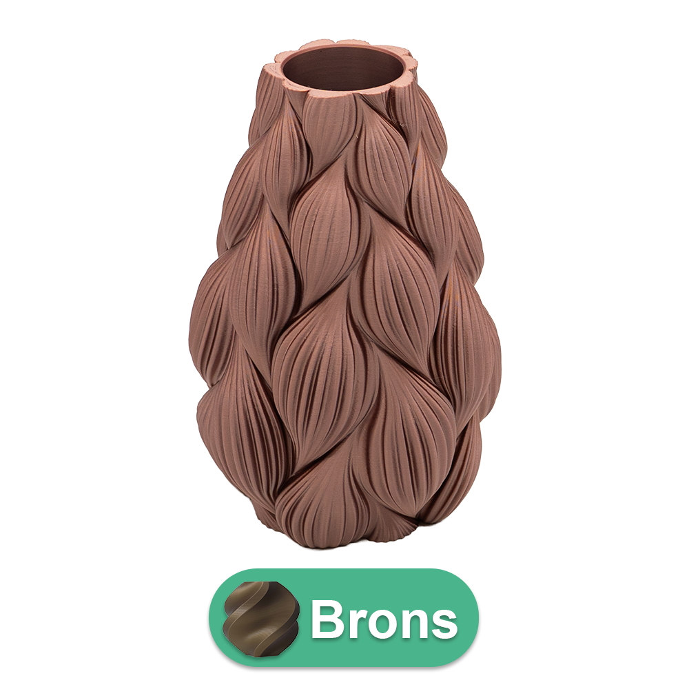 Lamina 3D-vas – 3D-printad vas – Slitstark PLA – Lämplig för konstgjorda blommor