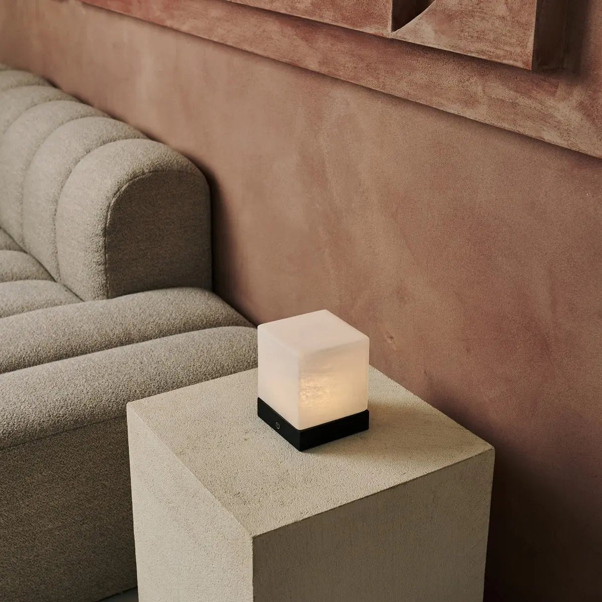 Yce Black Cordless Wooden Lamp