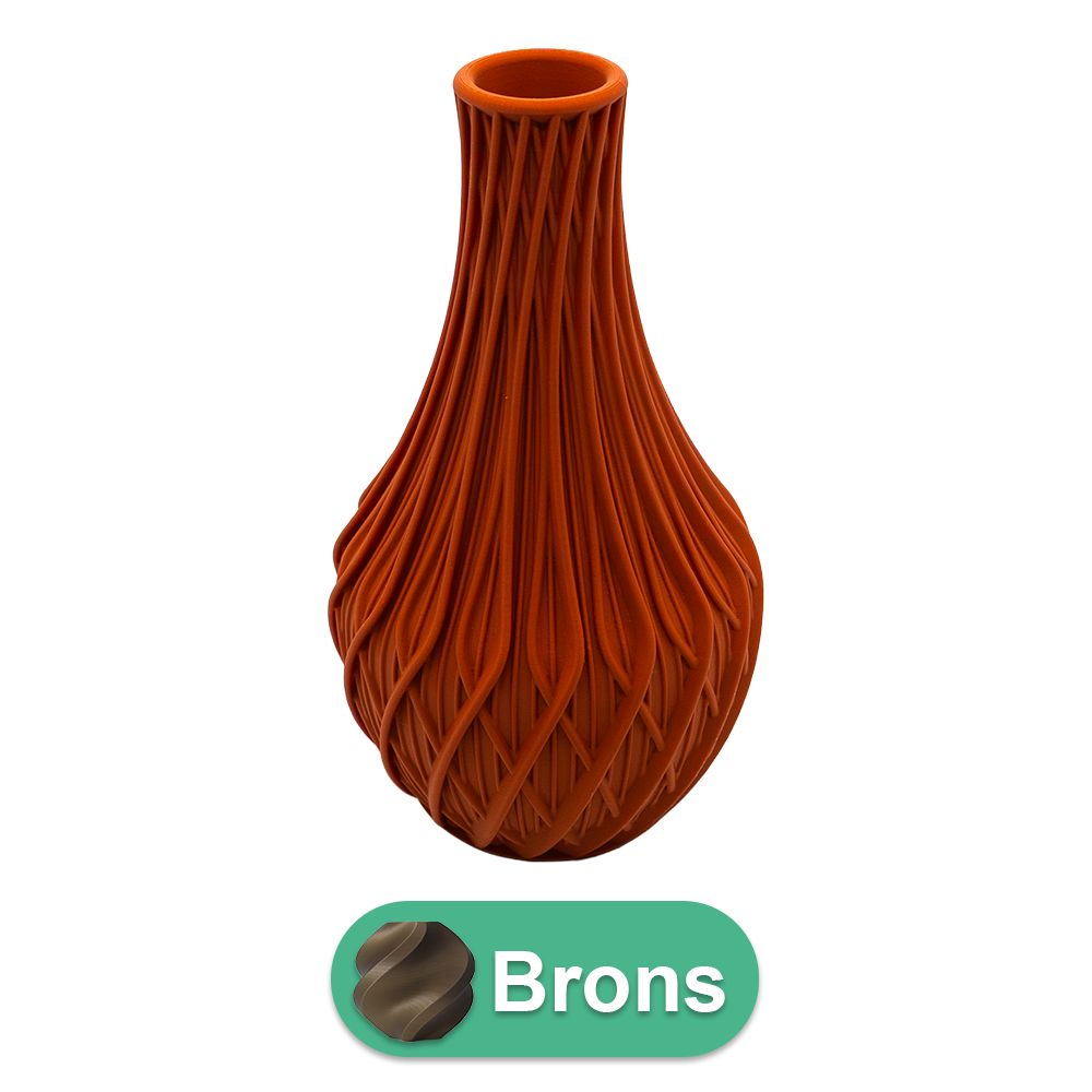 Miroa 3D-vas - 3D-printad vas - Hållbar PLA - Lämplig för konstgjorda blommor