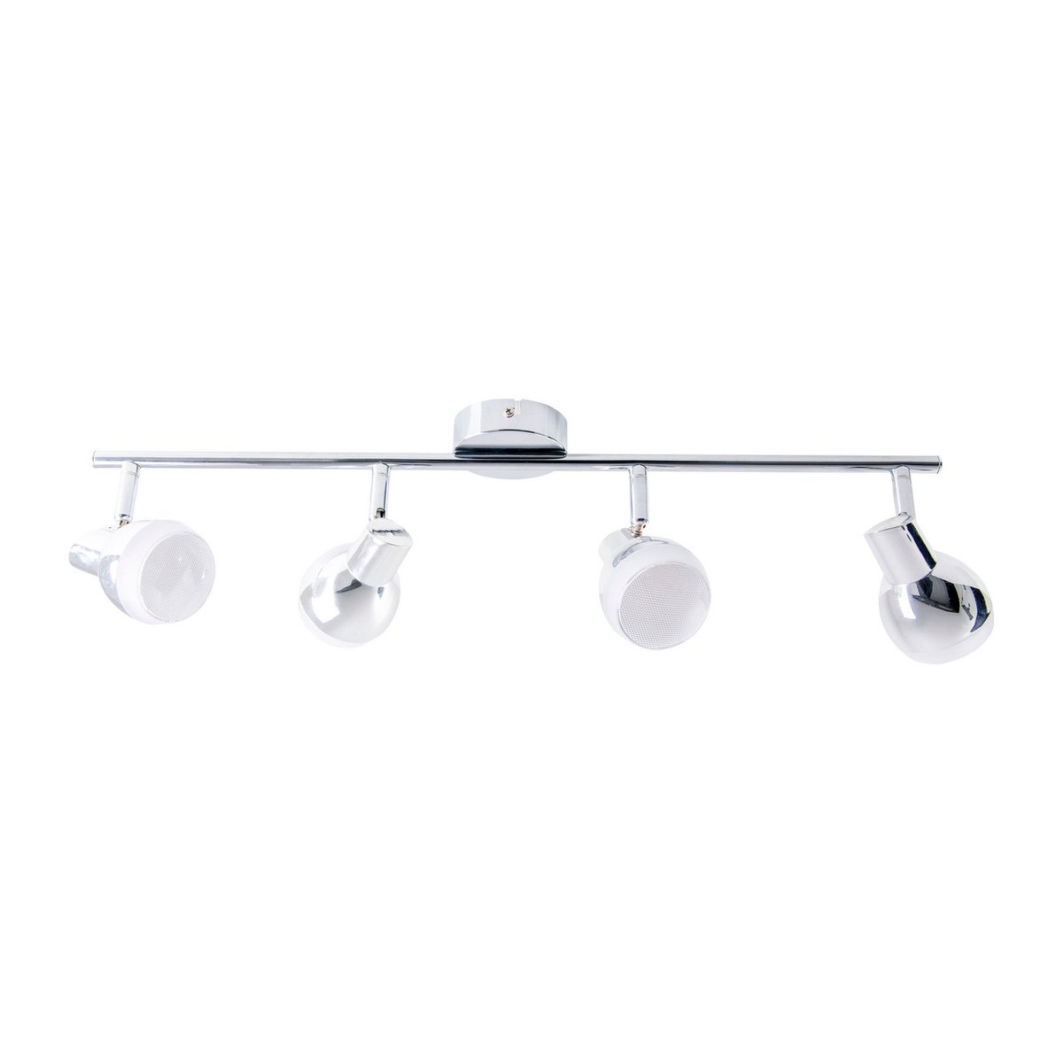 4 LED wall and ceiling rail "Chromey"