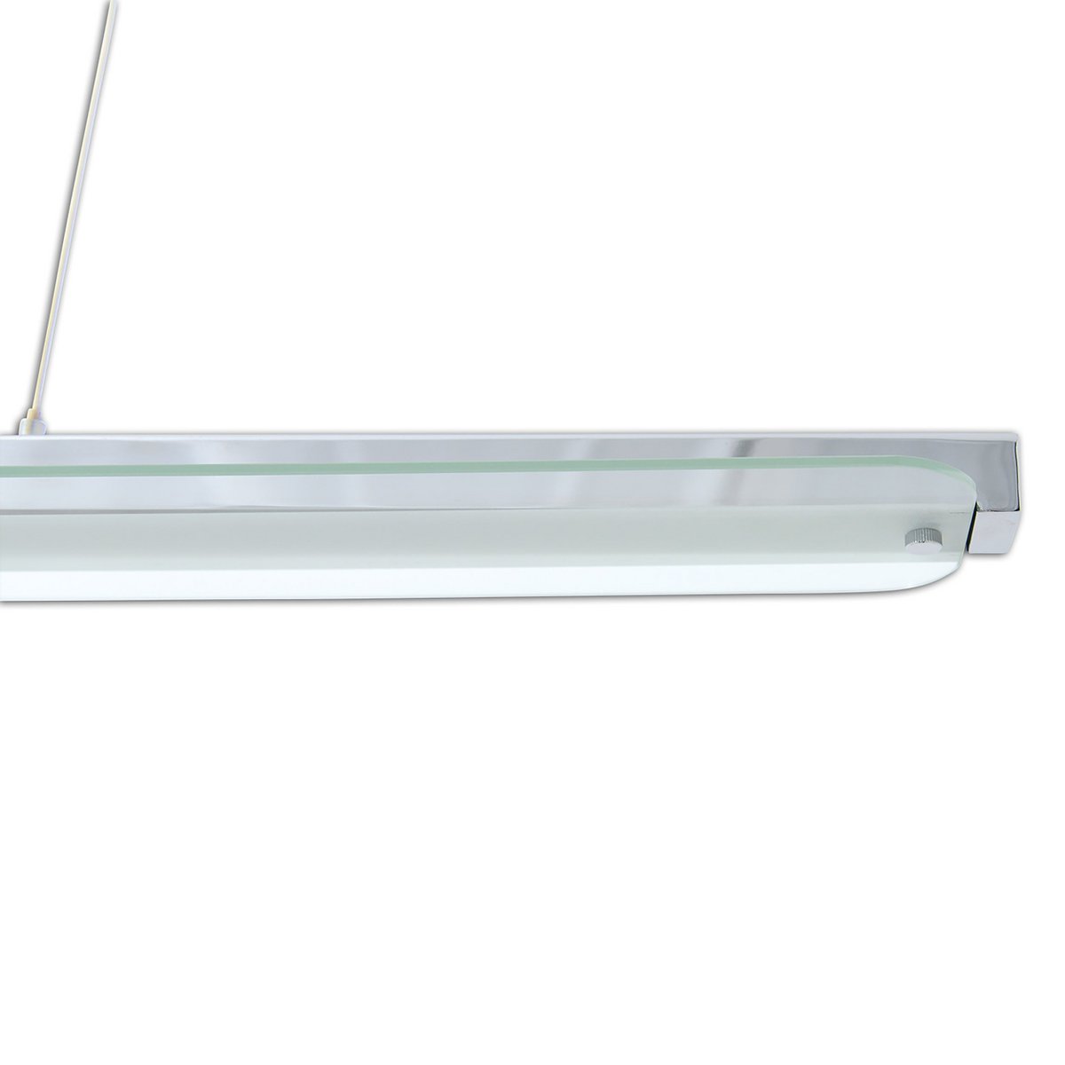 LED-pendellampa "Beam" totalt 18W, 100 cm lång, med fast inbyggda LED-lampor, dimbar, justerbar färgtemperatur, för matsal och kontor