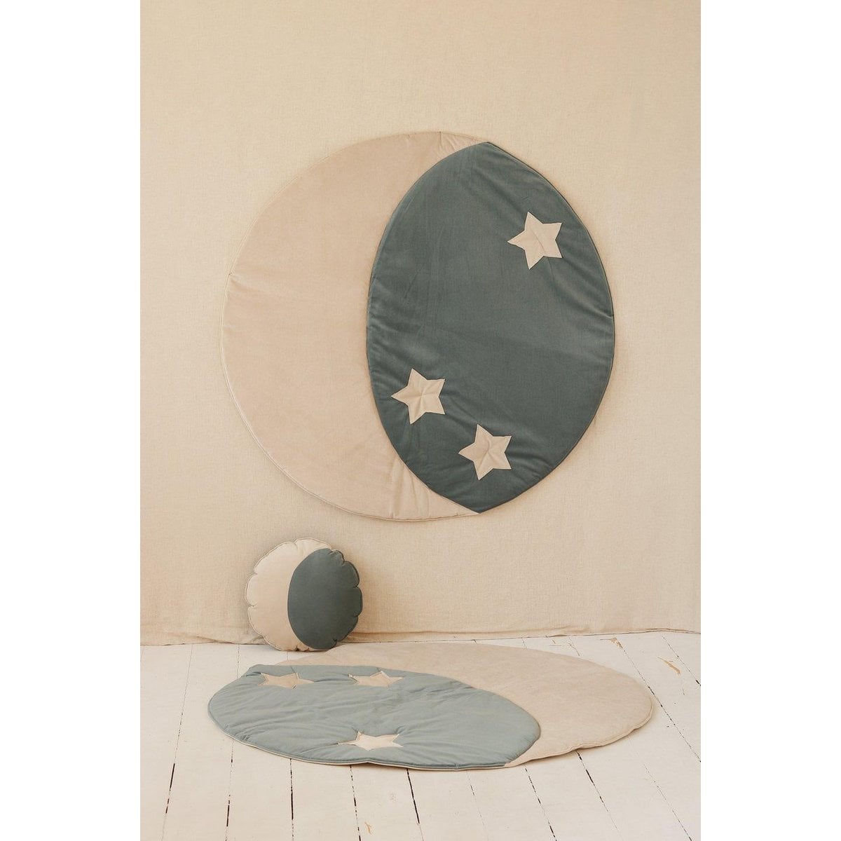 “Getting dark at Berkeley Hills” Moon Pillow FOLLOW THE MOON