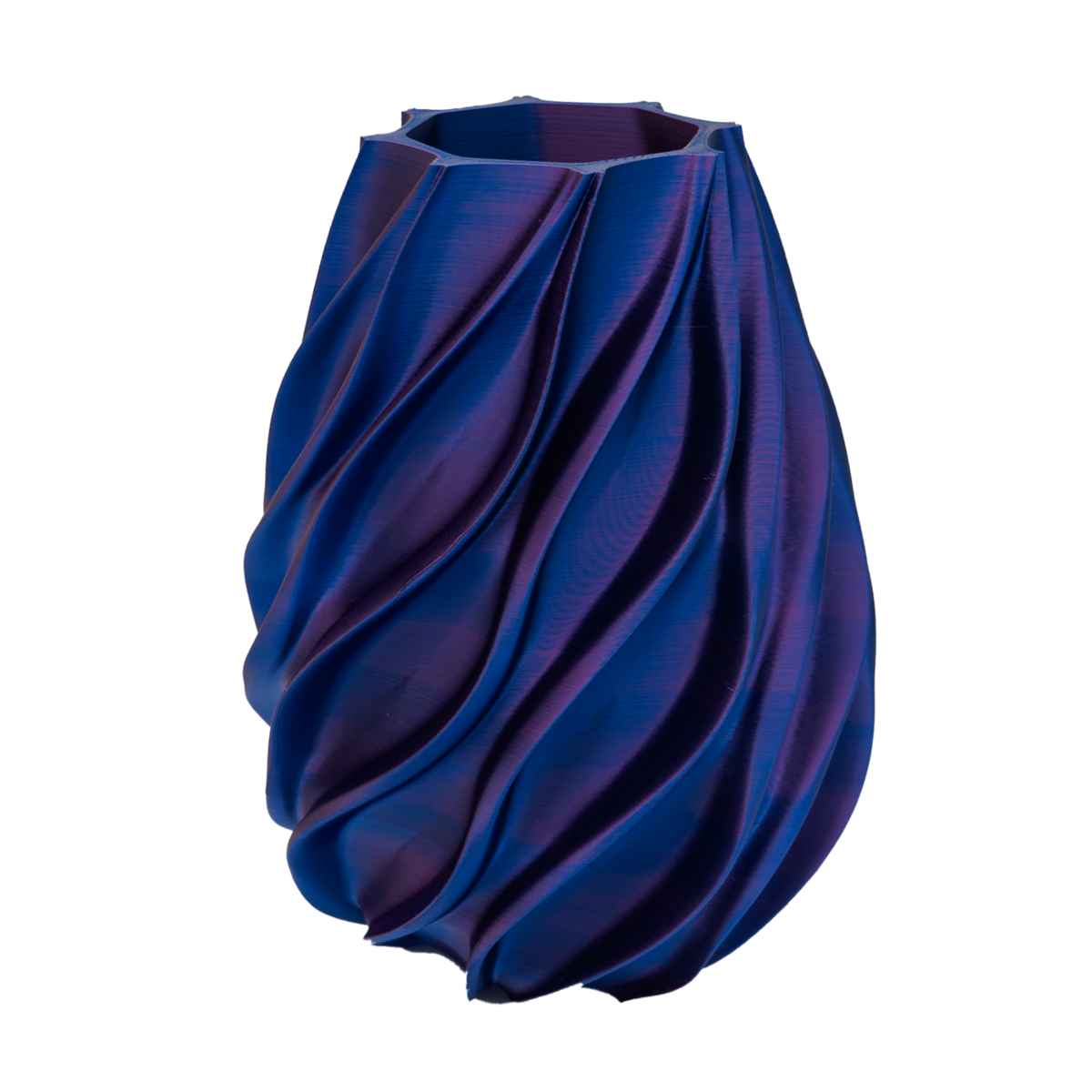 Oliva 3D vase - 3D printed vase - Sustainable PLA - Suitable for artificial flowers