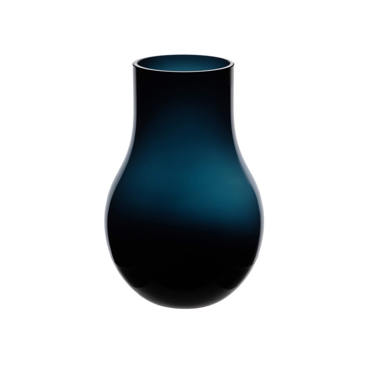 TOP selling glass vases: modern elegant large vase in deep blue quality glass, DAVOS15