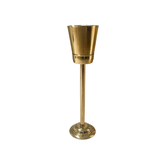 Built with golden gold champagne 21x21x84.5cm