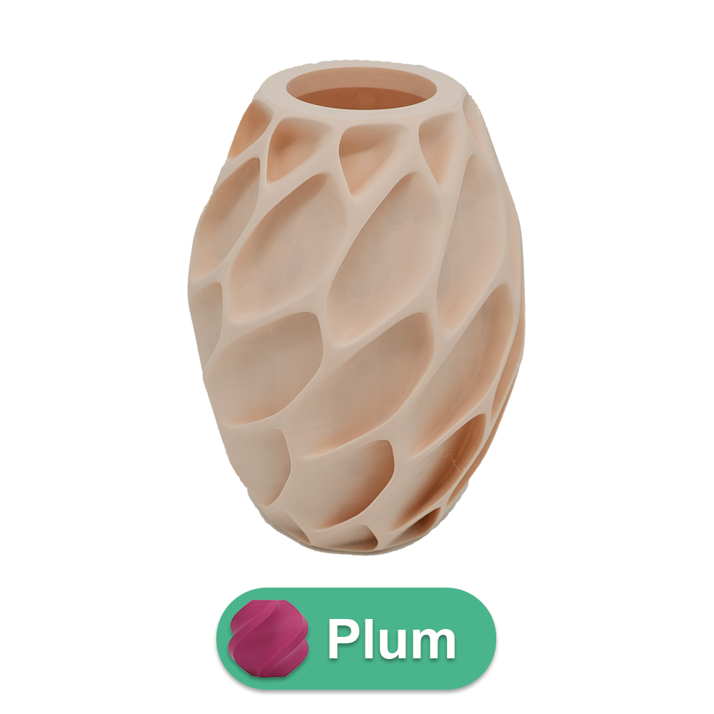 Oruna 3D vase - 3D printed vase - Sustainable PLA - Suitable for artificial flowers