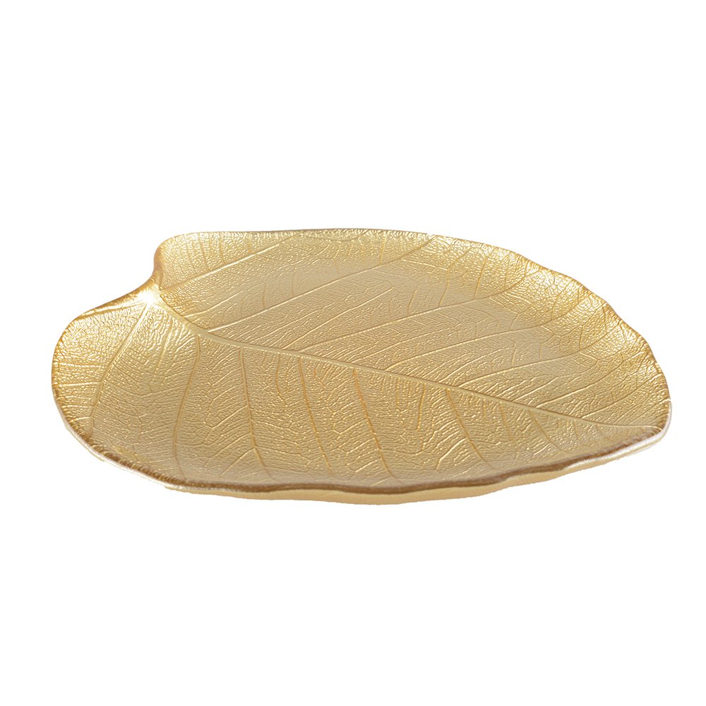 Large Gold Model Gold Leaf Cup 27x24x2.5cm
